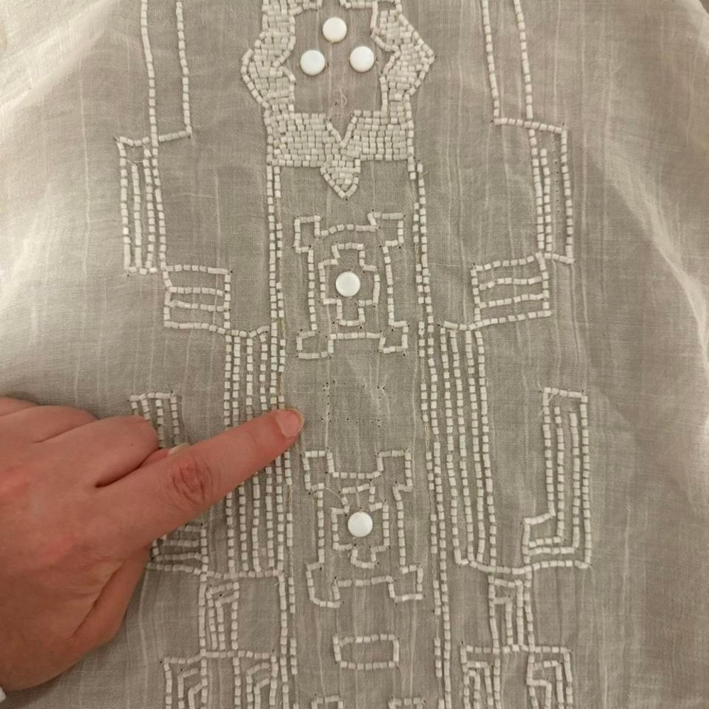 Love Sam Cream Beaded Boho Cardigan - Picture 8 of 8